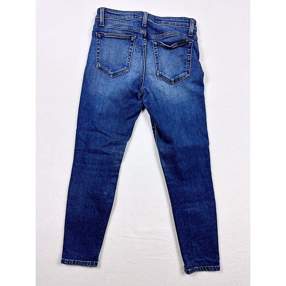 Joe's Jeans Size 25 The Icon Mid Womens Rise Skinny Crop Blue - Picture 5 of 8